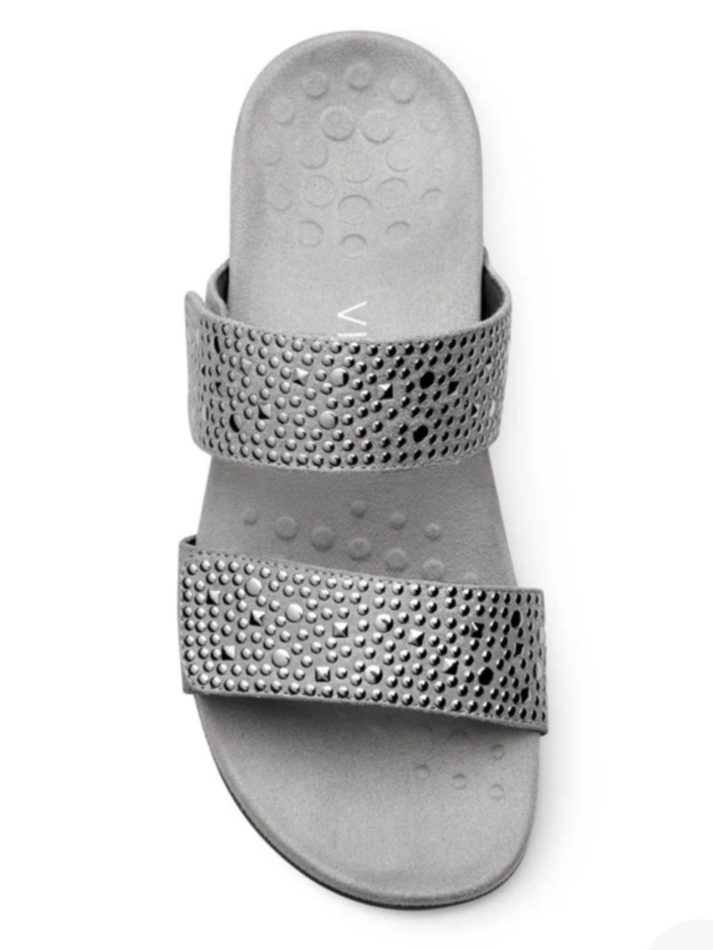 Vionic Somoa Orthotic Sandals Adjustable Strap Comfortable Shoes Womens 6 Pewter